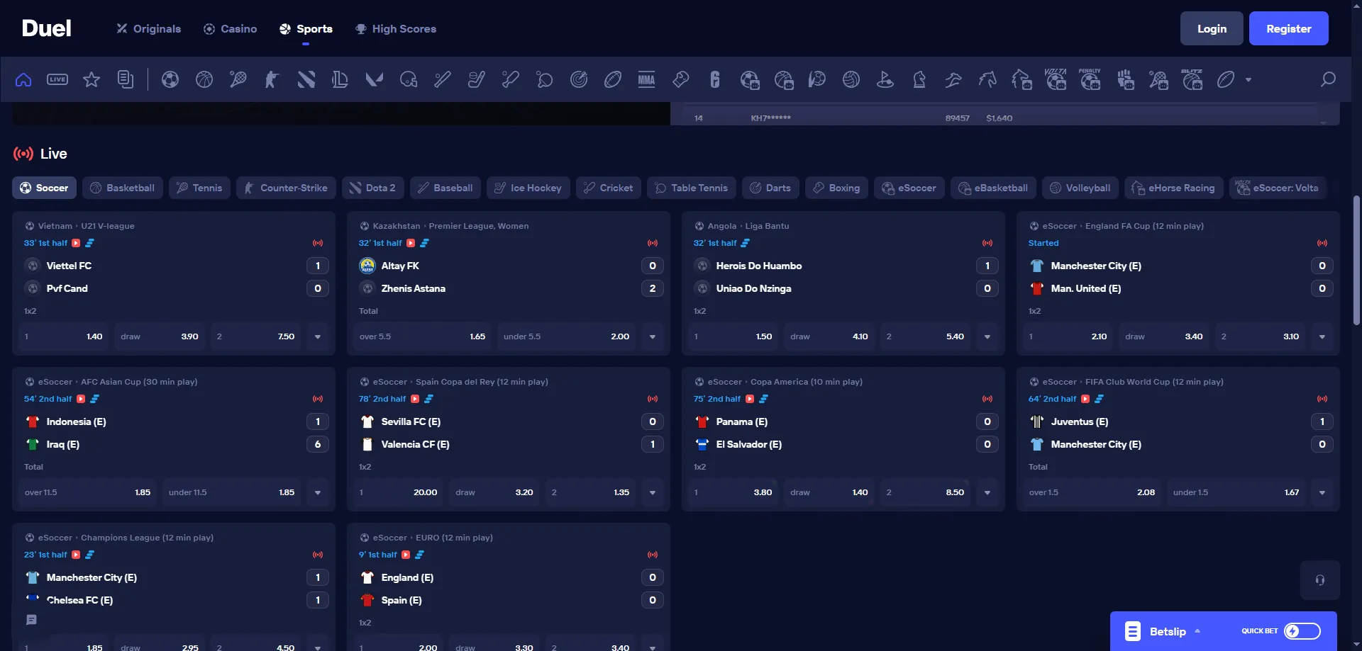 Duel Casino sports betting NZ — duel sports sportsbook and live match betting